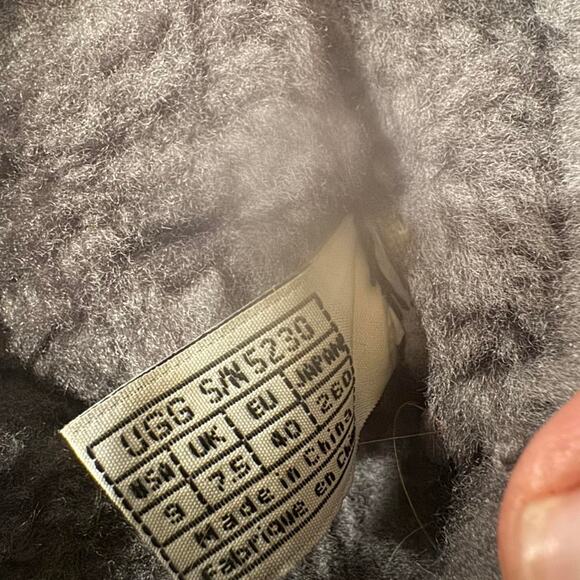 Vintage Hippy Festival Womens black suedelace up Appalachian Uggs 9W - Picture 5 of 6